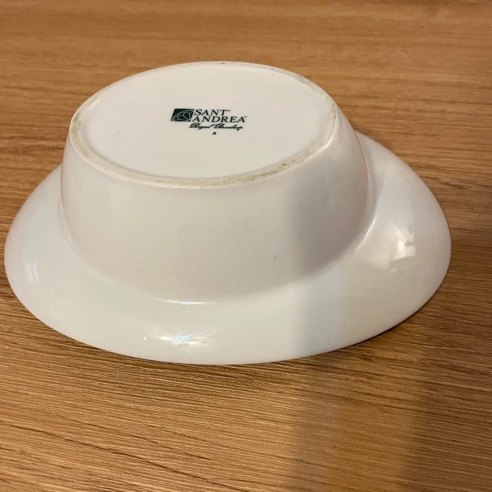 Set Of 2 Sant’ Andrea 7.5” Royal Porcelain bowl